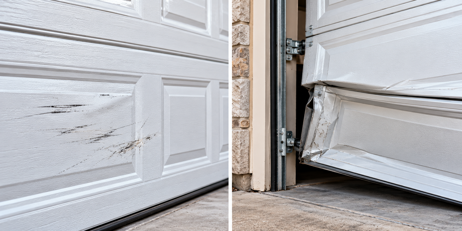 Cosmetic Versus Structural Garage Door Damage