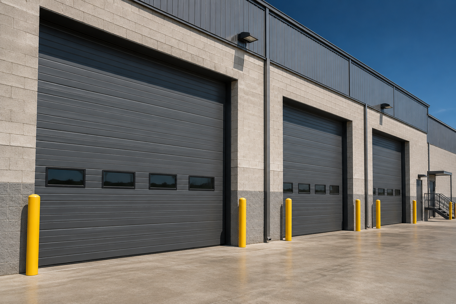 Commercial garage door service in Baytown TX